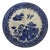 Vintage Blue Willow Divided Platter, Made in Holland For Sale