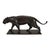 Art Deco 1920s German Christian Aeckerlin Bronze Striding Lioness Sculpture, Chocolate Patina For Sale - Image 3 of 11