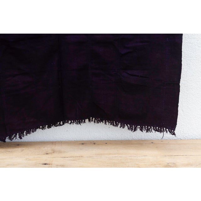 Dorema Indigo Mud Cloth For Sale - Image 4 of 7