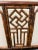 Chinoiserie Antique Pair Chinoiserie Fretwork Bamboo Chairs For Sale - Image 3 of 12