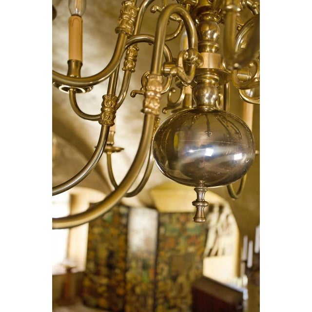 Mid-Century Dutch 2-Tier Chandeliers, Set of 2 For Sale - Image 7 of 9