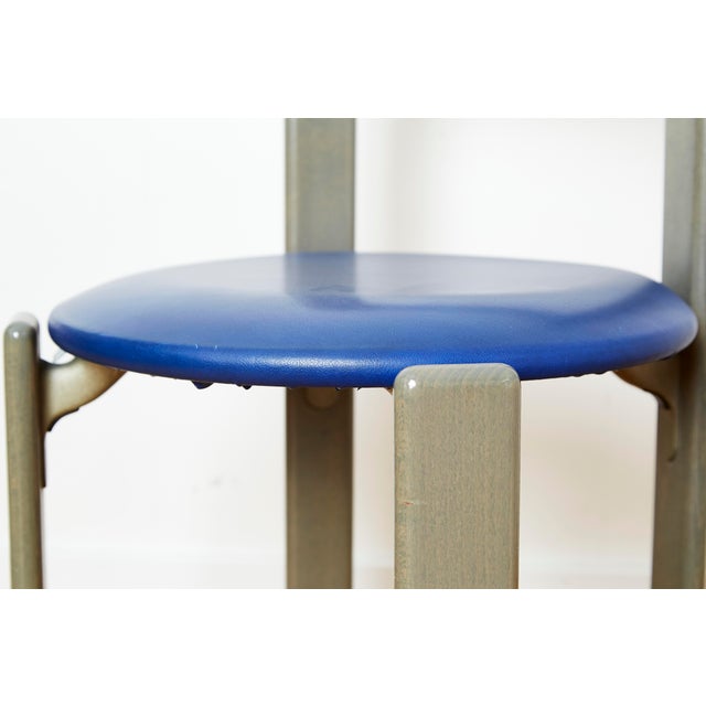 Blue Rey Chairs by Bruno Rey for Kusch&Co., 1970s For Sale - Image 8 of 11