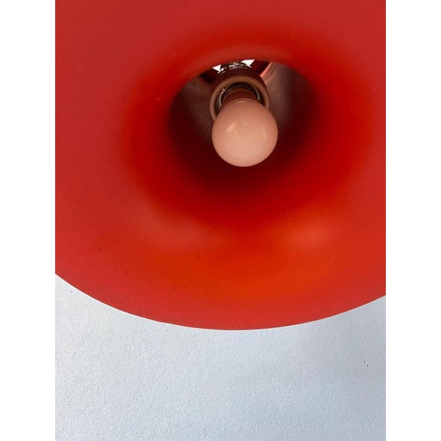 Orange Vintage Orange Cone Pendant Lamp from Raak For Sale - Image 8 of 11