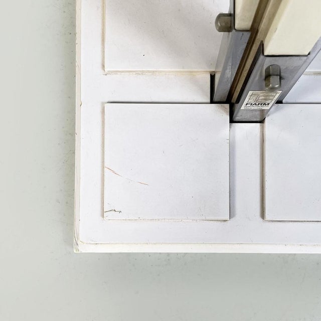 Mid-Century Italian White Wood Metal Coat Stand attributed to Carlo De Carli for Fiam, 1960s For Sale - Image 13 of 15