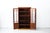 Brown Art Nouveau Bookcase with Faceted Glass Details, Vienna, 1910s For Sale - Image 8 of 18
