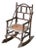 Antique Adirondack Painted Twig Children's Rocking Chair For Sale