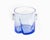 Glass ice bucket is a vintage decorative object realized in the 1970s. Original Art blue glass. Made in Italy. Dimensions:...