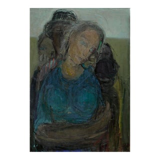 1970s Modern Figurative -- Madre Del Mundo by Rodrigo Ramirez Pimentel For Sale