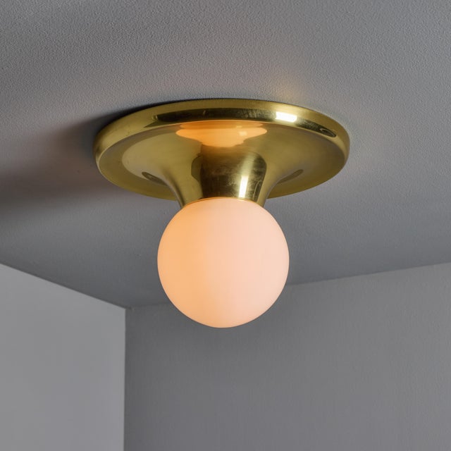 Brass 1960s Achille Castiglioni & Pier Giacomo 'Light Ball' Wall or Ceiling Lamp for Flos For Sale - Image 8 of 18