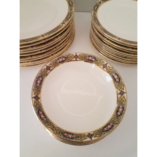 Art Deco Vintage Homer Laughlin Vandemere Porcelain Dishes- 30 Pieces For Sale - Image 3 of 7