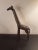 1980s Vintage Hammered Bronze Giraffe Figurine For Sale - Image 5 of 7