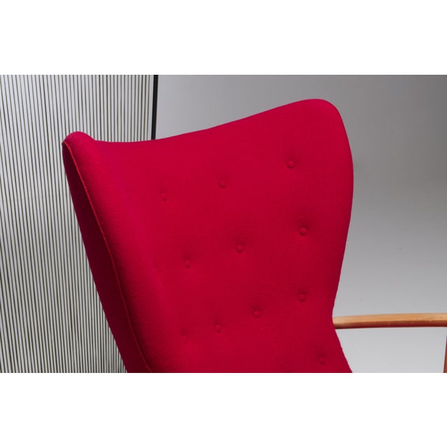 Textile Prague Chair by Henry Schubell, 1968 For Sale - Image 7 of 12