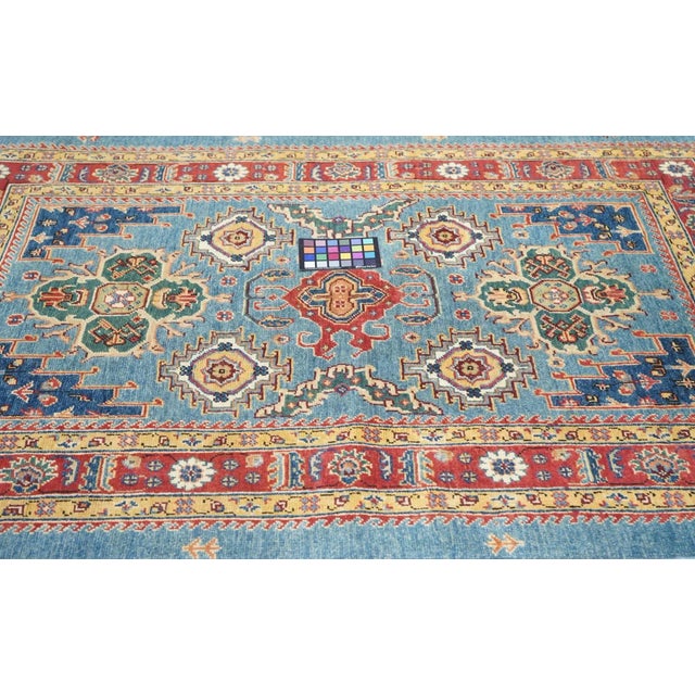 Kazak Rug 4' x 6' For Sale - Image 9 of 10