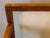 Vintage Danish Modern Teak & Linen Double Pocket Magazine Holder For Sale - Image 9 of 10