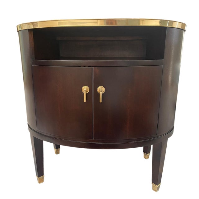 Brown Pirouette Mirror Side Table by Century Furniture For Sale - Image 8 of 8