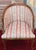 Red Charles X Style Wooden Armchair with Fabric Upholstery, 1960s For Sale - Image 8 of 8