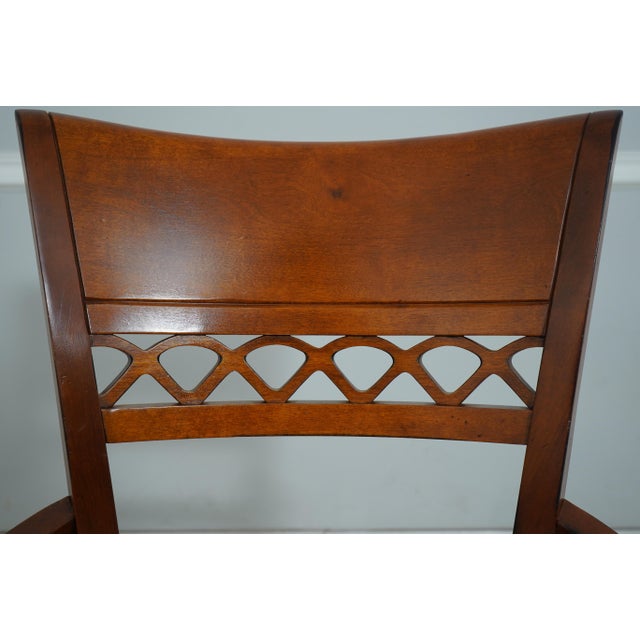 1990s Set of 6 Stickley Mont Blanc Dining Room Chairs For Sale - Image 5 of 18