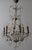 Chandelier with Clear Crystal Pendants and Champagne Smoky Glass For Sale - Image 5 of 18