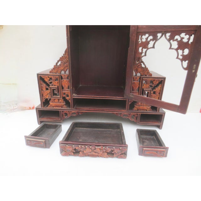 Antique Chinese Home Buddha Altar House For Sale - Image 10 of 14