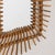 1960s 1960s French Rattan Sunburst Mirror For Sale - Image 5 of 9