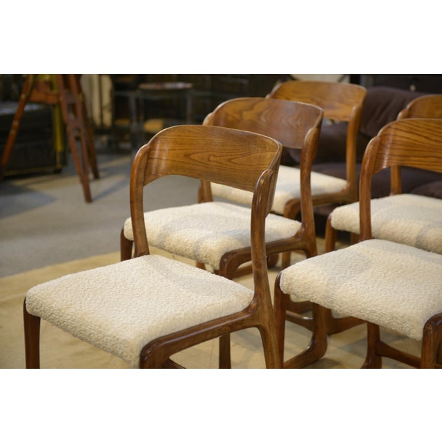 Sleigh Chairs from Baumann, 1960s, Set of 6 For Sale - Image 6 of 13