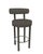 Contemporary Collector Modern Moca Bar Chair in Safire 03 Fabric by Studio Rig For Sale - Image 3 of 7