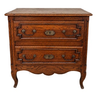 Antique 18th-Century French Country Commode Chest of Drawers For Sale