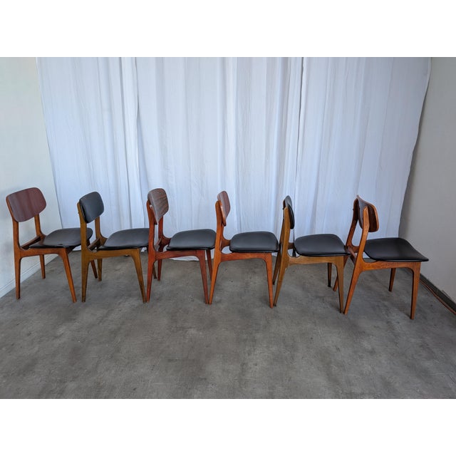 Vintage Dining Chairs by Stol Kamnik, Yugoslavia, 1970s, Set of 6 For Sale - Image 4 of 18