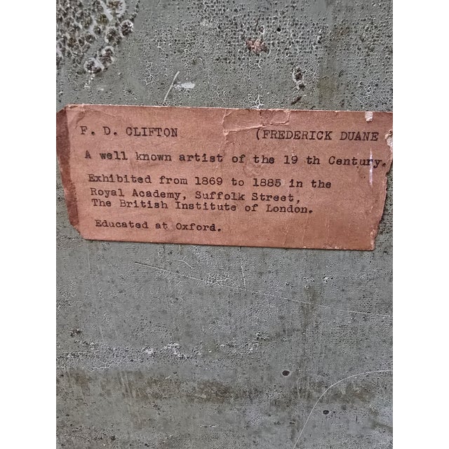 Antique Painting of Gentleman in Red Velvet For Sale - Image 10 of 12