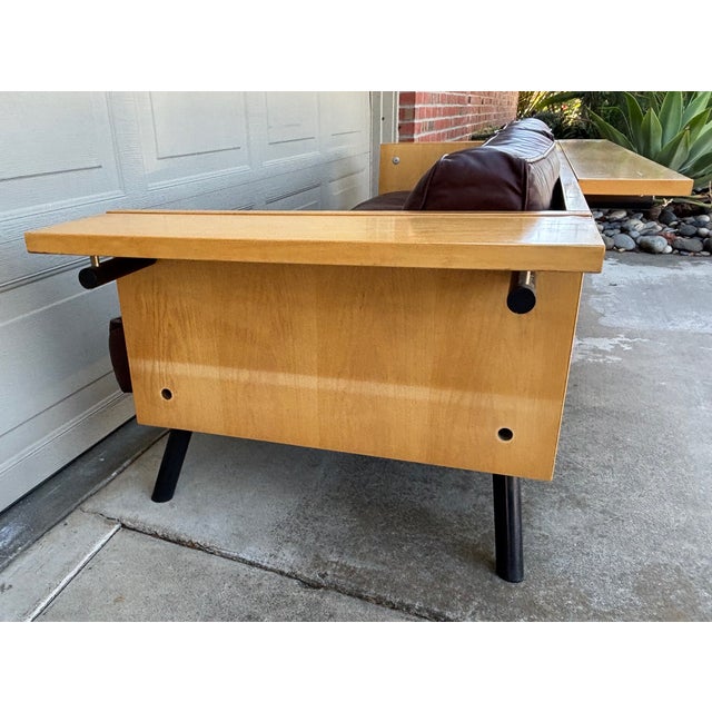 1990s Knoll Studios Salsa Sofa Paul Aferiat Peter Stamberg Leather Vintage Post Modern For Sale - Image 5 of 15