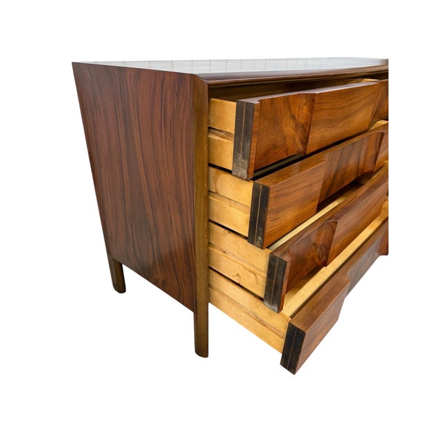 Mid-Century Swedish Modern Edmond Spence Brutalust 8-Drawer Dresser For Sale - Image 9 of 13