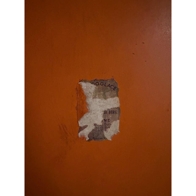 Metal Mirror attributed to Ettore Sottsass for Santambrogio e De Berti, 1950s For Sale - Image 7 of 9