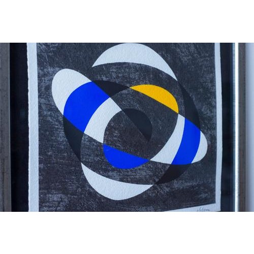 Pierre Olofsson, Cosmos, Serigraph, Framed For Sale - Image 3 of 7