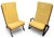 Mid-Century Teak and Ebonised Steel Shell Chairs with Upholstered Cushions in the style of Gerrit Rietveld, 1960s, Set of 2 For Sale - Image 6 of 18
