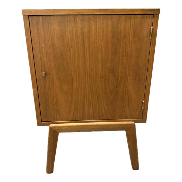 Mid 20th Century Teak Cabinet Great Bedside/Nightstand or End Table For Sale