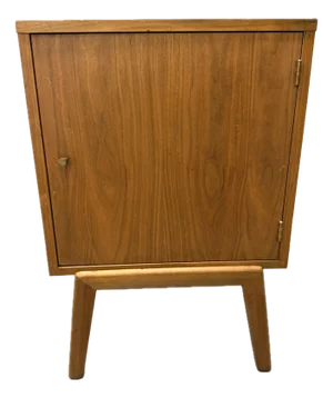 Mid 20th Century Teak Cabinet Great Bedside/Nightstand or End Table