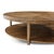 Modern Parquetry Round Coffee Table, Light Oak For Sale - Image 4 of 7