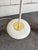 1970s 1970s Postmodern White Metal/Brass Library-Style Floor Lamp For Sale - Image 5 of 5