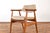 Beige Mid-Century Modern Danish Teak Armchair by Svend Åge Eriksen for Glostrup, 1960s For Sale - Image 8 of 12