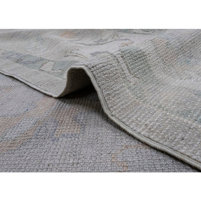 Textile Turkish Oushak Rug 9'4" x 12'3" For Sale - Image 7 of 8