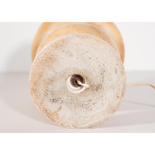 Vintage Alabaster Table Lamp For Sale - Image 5 of 6