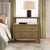 Nora 28 in. W Rectangular 2 Drawer Wide Nightstand with Open Shelf, Light Oak For Sale - Image 10 of 12