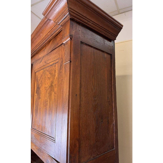 Empire Period Two-Piece Buffet Empire Period Two-Piece Buffet Walnut and Oak Flat Columns Four Doors + Two Drawers A very...
