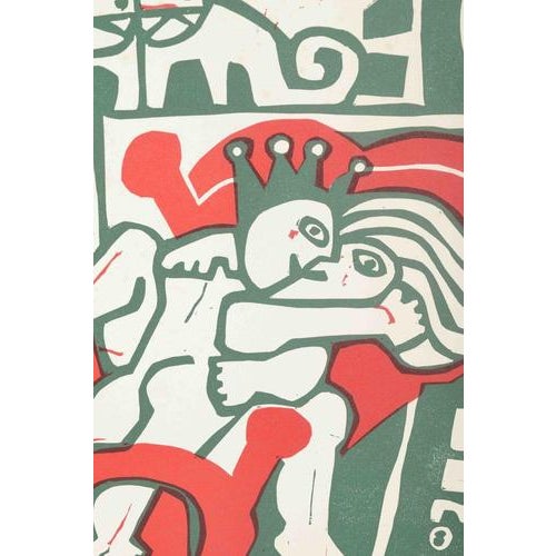 Henning Tais Hedin, Humorous Scene with a Couple, 1978, Proof Print on Paper For Sale - Image 3 of 6