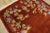 Textile 1930s Ruby Red Floral Antique Chinese Art Deco Carpet 4'4" X 6'6" Knotted Wool Rug For Sale - Image 7 of 12