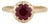 Handcrafted 1.75ct Natural Ruby Solitaire Ring in 14k Yellow Gold Size 7 For Sale