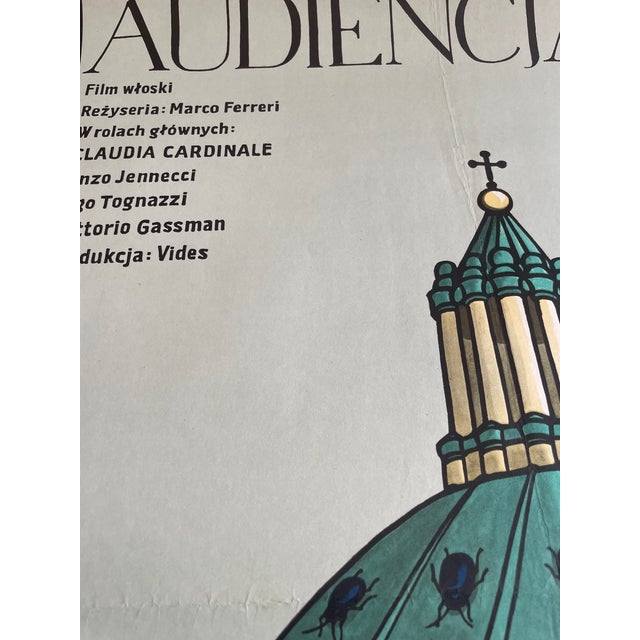 Abstract J.Flisak (1930-2008), L'udienza, ZGK Zam. 1554/3/73, Printed 1973 Poland For Sale - Image 3 of 8