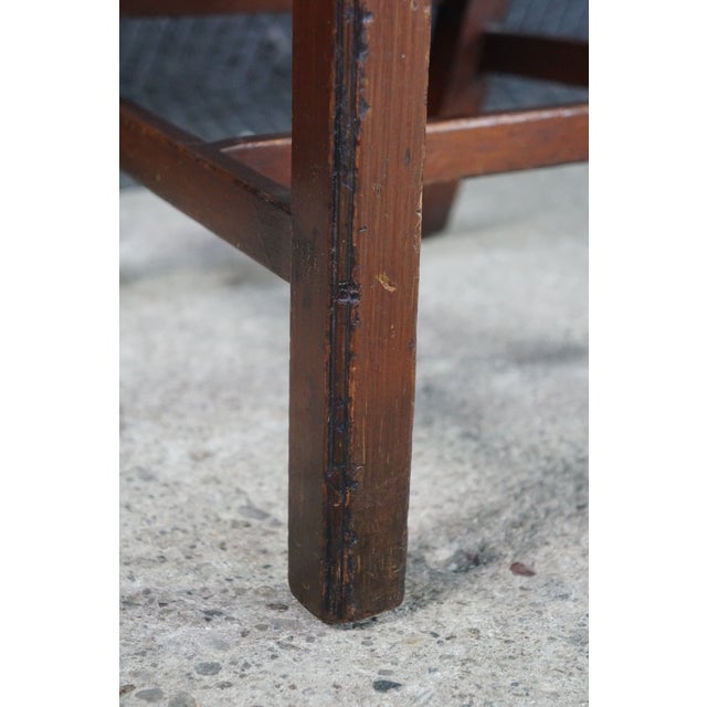 Antique Victorian Gothic Chippendale Style Carved Mahogany Chair Animal Print For Sale - Image 14 of 18