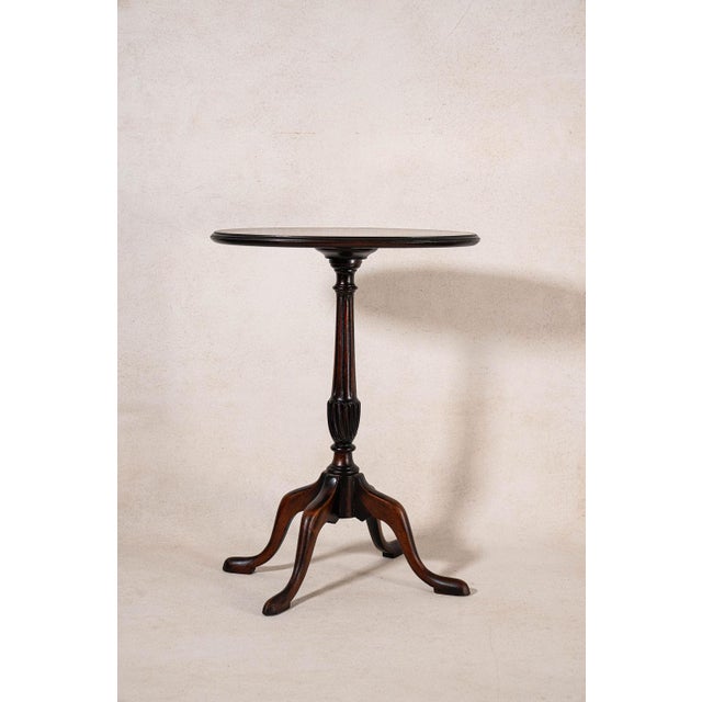 Antique English Mahogany Oval Wine Table