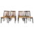 Vintage Teak and Cord Dining Chairs, 1960s, Set of 8 For Sale - Image 11 of 11